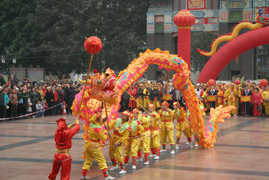 2012年武隆“龙腾狮跃”元宵会